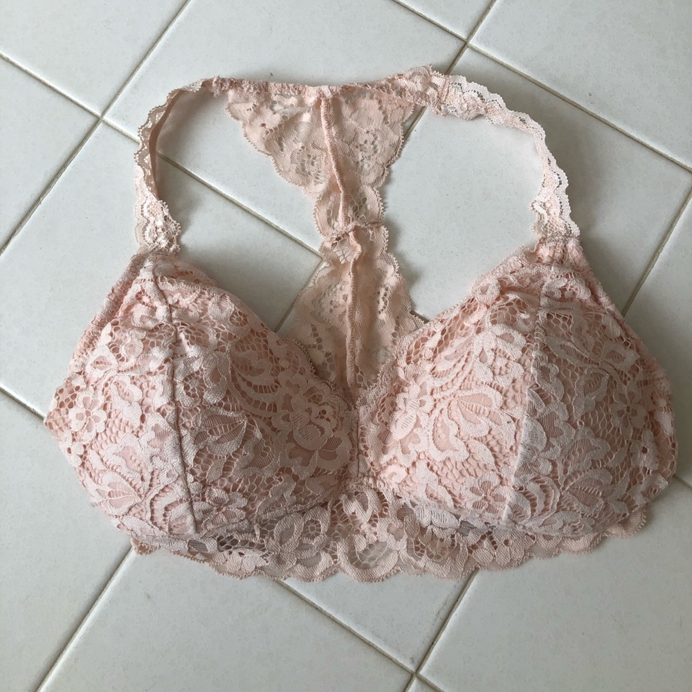 Coral Racerback Bralette